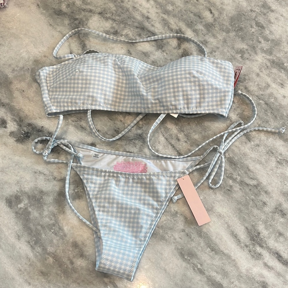 Victoria’s Secret Seersucker Blue Bikin